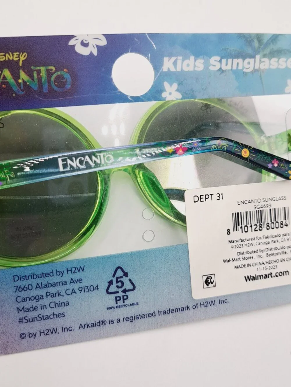 Disney Mirabel Encanto Kids Cateye Summer Sunglasses With 100% UV Protection